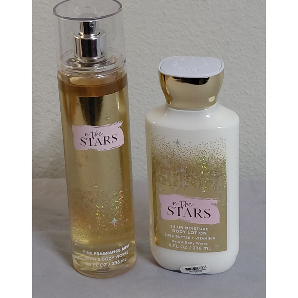 Bath & Body Works In The Stars Fine Fragrance Mist & Body Lotion 8 oz Set NEW